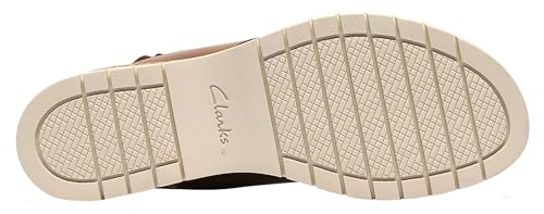 Clarks Clarks Women's Diaz Cross Wedge Sandal, Tan Leather, 7