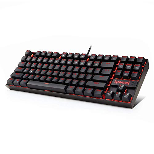REDRAGON K552 メカニカル式ゲーミングキーボード 青軸防水機能付き 単色LEDバックライトモード USB接続有線87キー ゲーマー向け英語配列キーボード REDRAGON K552 メカニカル式ゲーミングキーボード 青軸防水機能付き 単色LEDバックライトモード USB接続有線87キー ゲーマー向け英語配列キーボード