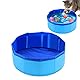 Katzenpool, 30 x 10 cm rutschfeste Katzenwanne, Schwimmbad für Hunde und Katzen im Sommer, Mini Pool für Kätzchen und Welpen zum Spielen und Baden (Blau)