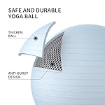 FITMIND Exercise Balls Set 22-30 Inch & 9 Inch, Small Pilates Ball with Pump, Pregnancy Ball for Women, Yoga Balls for Exercise, Small Exercise Ball for Between Knees, Stability, Physio - Image 2