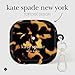 kate spade new york AirPods 4 Protective Case with Keychain Ring - Transparent Tortoise, Compatible with AirPods 4th Generation