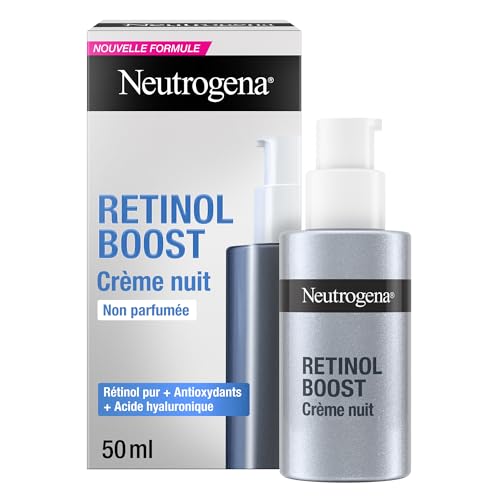 Crème nuit anti-âge Retinol Boost Neutrogena pour une peau visiblement plus ferme