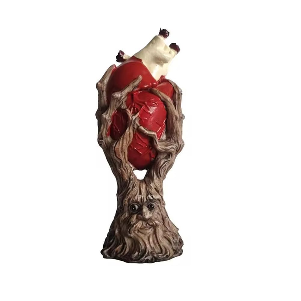 CTRLZS Halloween Human Heart Model Crafts Ornaments Arcylic Decor Simulation Heart Prop Pranks Fake Heart Decorations Prop