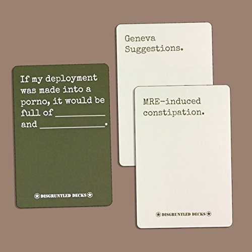 Juego de Cartas Militar para Veteranos Disgruntled Decks miniatura 4