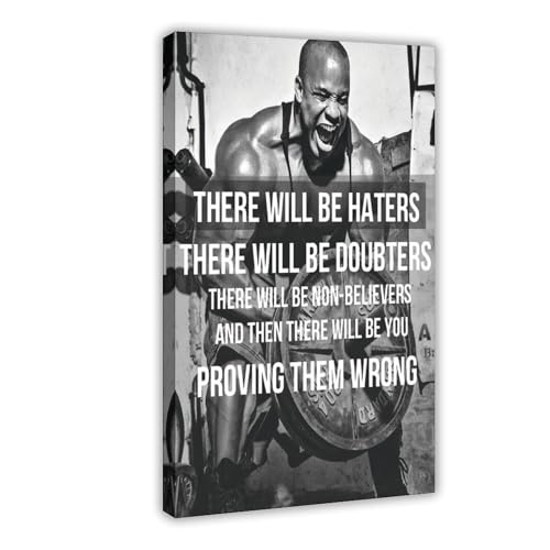 Cadre fitness 30x45cm affiche dicton sport motivation