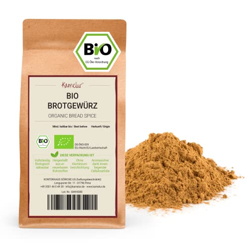 Kamelur 250g BIO Brotgewürz - hocharomatische BIO Gewürzmischung zum Brot backen mit wertvollen...