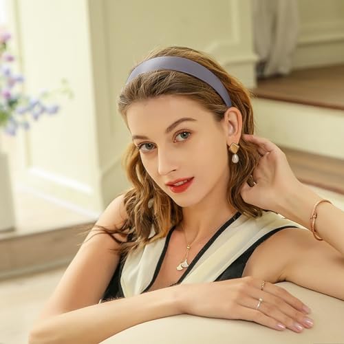 Tyfthui 10 Pcs Headbands, Fashionable Hair Hoops, DIY Headband Accessories for Women and Girls