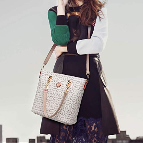 Set de 6 bolsos de mujer en cuero PU clásico miniatura 2