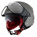 Astone Helmets MINISPORT-MTIL Minijet Sport - Casco de motocicleta, Gris Mate, L