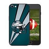 Football Designed for iPhone SE/8/7 Case, Silicone Shockproof Slim Thin Rugby Theme Phone Case for iPhone SE/8/7 4.7 inch