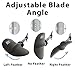 Sea Eagle 4-Part Easy Pack, Easy Portable Kayak Paddle (7'10 inch) with Asymmetrical Fiberglass Reinforced Nylon Blades