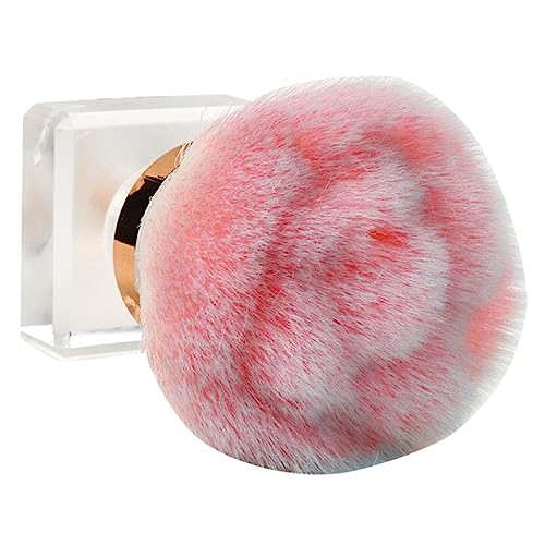 FRCOLOR Cosmetic Applicator Rose Powder Brush for Foundation Makeup Brush for Loose Powder Manicure Tool