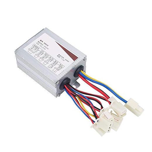 Keenso Controlador de Velocidad del Motor, Controlador de Motor eléctrico de 24V 500W Protección contra bajo Voltaje Control Sensible