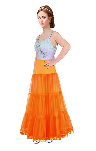 Image of Women's Floor Length Wedding Petticoat Long Underskirt for Formal Dress S-3XL