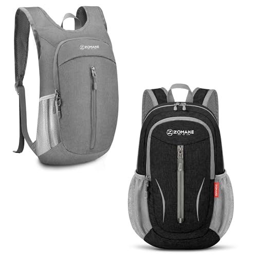 Mochila plegable ligera ZOMAKE 10L para senderismo miniatura 1