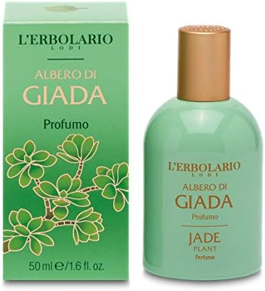 L'Erbolario Jade Plant - Notes Of Bergamot, Jade Flower And Lemon - Floral Fragrance For Women - Reflects Radiance - Offers Charm And Positive Energy - Long Lasting Wear - 1.6 Oz EDP Spray