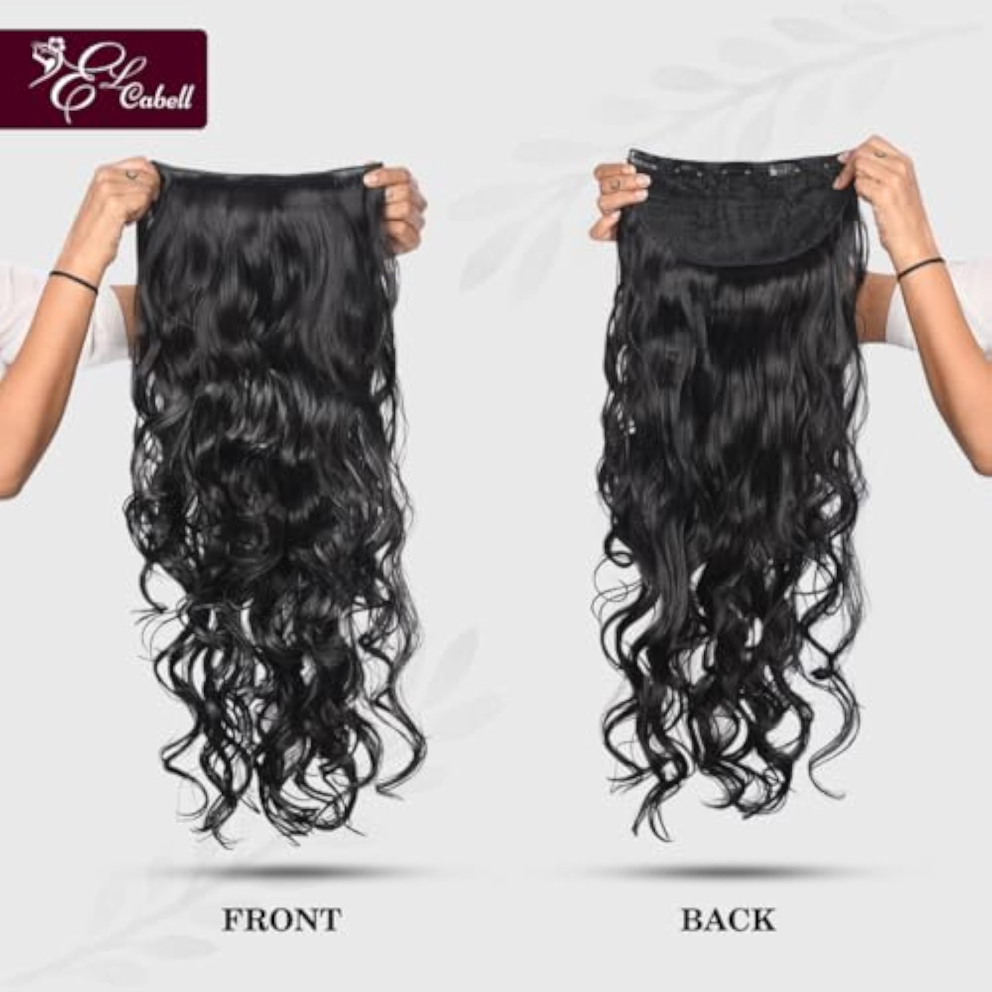 Women's 30 Inch Curly Hair Extension, Premium Synthetic