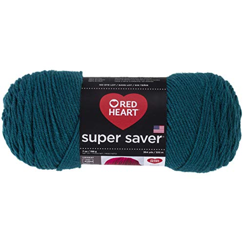 Image of Super Saver Yarn, Real Teal - 1