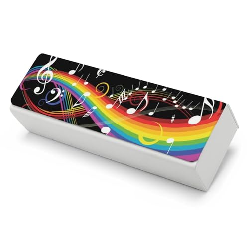 Étui à lunettes arc-en-ciel idéal pour vos voyages et trajets