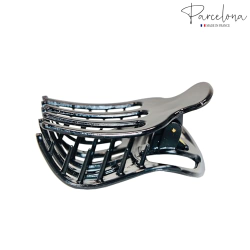 Pinza para cabello Parcelona French Curvy Oval 8 cm x 5 cm miniatura 5