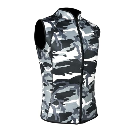 LayaTone Trajes de Neopreno Chalecos Adultos 3mm Tops de Buceo para Mujeres y Hombres miniatura 7