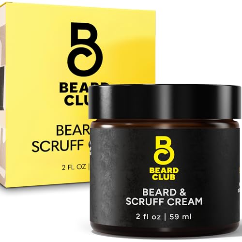 The Beard Club Biotin Beard Cream - Moisturizing and Hydrating Shea Beard Butter for Healthier Facial Hair & Skin