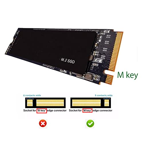 Image of BestParts M.2 NGFF M-Key NVME SSD Convertor Card Replacement for Mac Mini Late 2014 A1347 MEGEN2 MEGEM2 MEGEQ2
