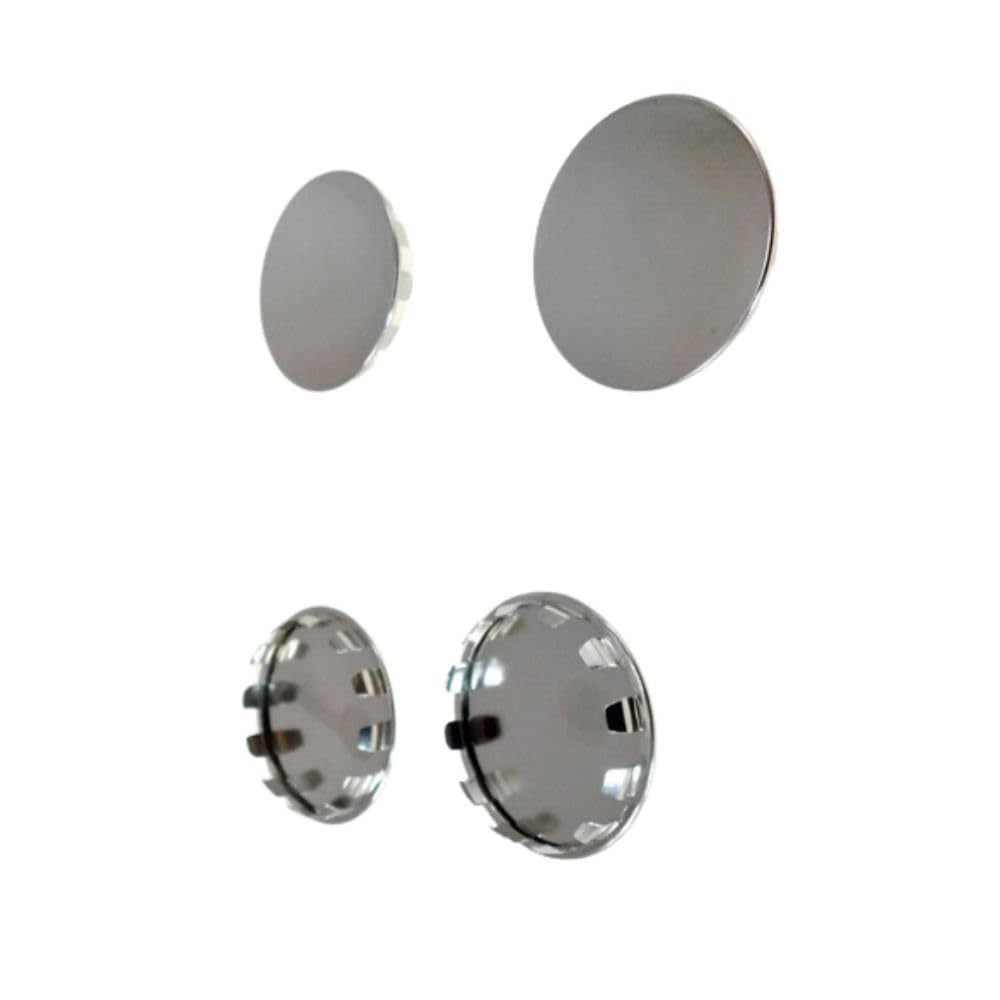 4-Pack Nickel Plated Metal Hole Plugs - Fits .125" To .156" Holes, Steel, SP-1.00-NK