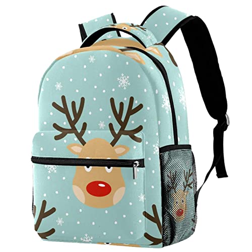Bolsos de hombro con estampado de copos de nieve para viajes y turismo activo
