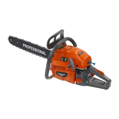 Tronçonneuse à essence 58 cc 2,4 kW/8500 tr/min 2 temps Longueur de coupe 50 cm Tronçonneuse 10 000 tr/min Scie à essence pour jardinage, travail ménager, scie, coupe du bois