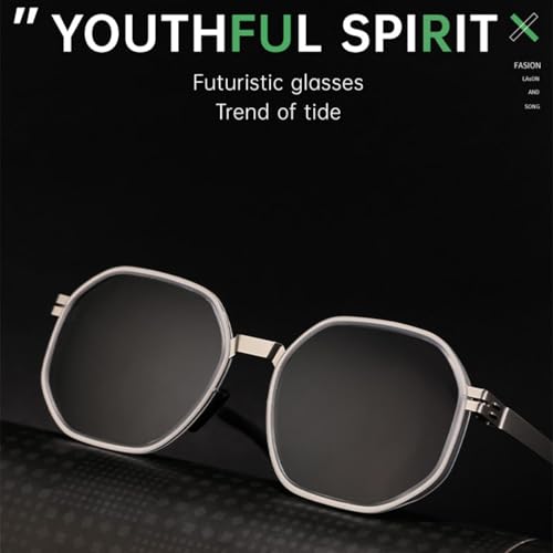 Polarized Sunglasses For Men And Women, Screwless Design, Metal Temples, Suitable For Shopping Riding Party2