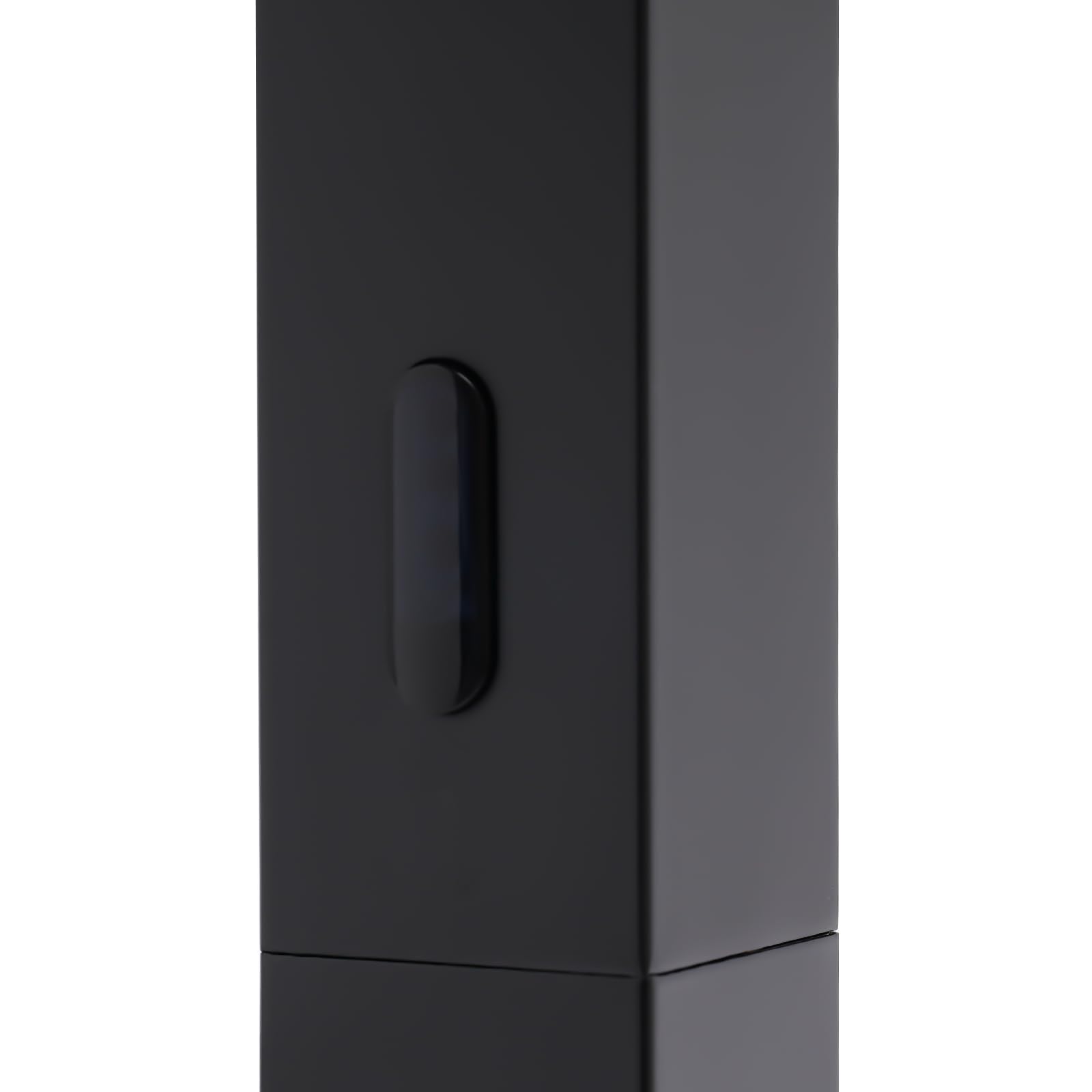 Grifo sensor automático negro, mezclador infrarrojo, caño alto cascada 27cm, latón resistente ahorro agua, válvula cerámica instalación fácil, para cocina cuarto de baño restaurante hotel