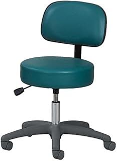 CLINTON VALUE SERIES STOOLS-5 LEG NYLON 2135-S w/backrest Item# 2135-S21