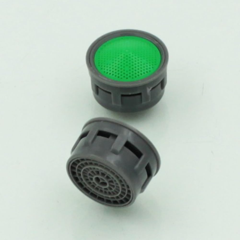 Aireadores de grifo de agua, paquete de 2 filtros de grifo para cocina y baño, aireador de grifo macho de 21 mm, piezas de repuesto antisalpicaduras que ahorran agua, mezclador eficiente rt