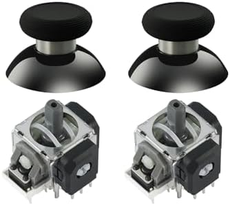 （06:00時点） GuliKit ジョイスティック TMR電磁式 ドリフト対策 PS5 DualSense/DualSense Edge対応 超スムーズ 交換修理パーツ 長寿命 温度安定性に優れる スティックキャップ2個付属