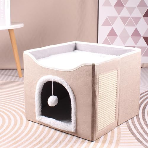 Nid de bidos mignonne pour chats intérieurs idéal pour le salon ou la chambre - 7