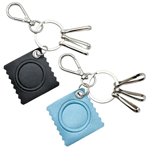 Tizee 2 Pieces Funny Bigger Than Yours Leather Bag Charm Keychain - for Couples, Valentine's Day, and Prank Gifts