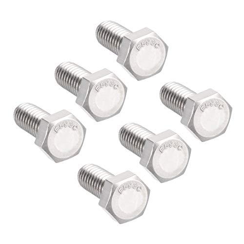 Image of uxcell 5 /16-18x3 /4 Hex Bolts 304 Stainless Steel Hexagon Screw Bolt 6pcs