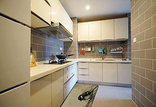 Tapis de cuisine antidérapant et imperméable lavable super confortable