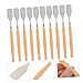 FONDOTIN 10pcs Painting Scraper Flexible Art Tools for Color Mixing Utility Knives for All Paint Types Compact Drawing Supplies