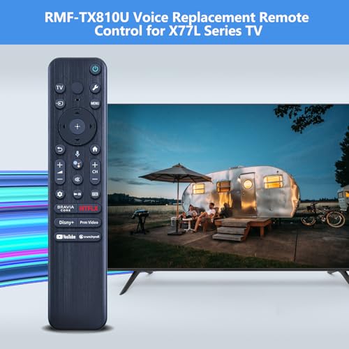 Télécommande vocale Sony X77L de rechange pour TV Ultra HD 4K