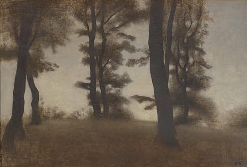 Art Tableau Troncs d'arbres Vilhelm Hammershøi Impression d'art sur Toile 60x90cm