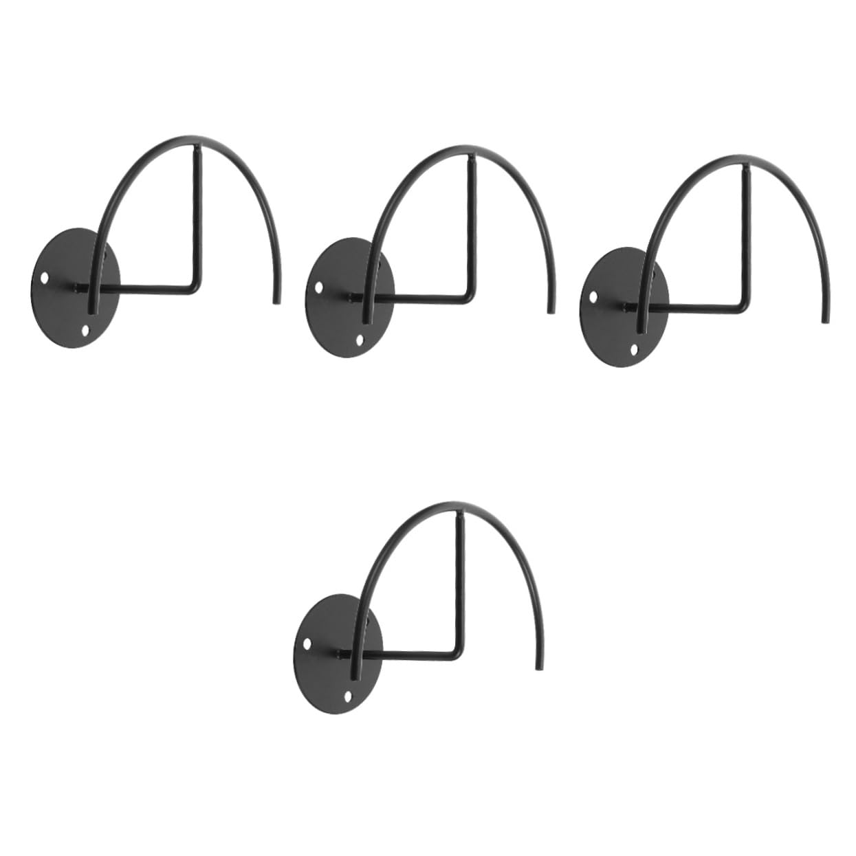 GLEAVI 4sets Iconic Motorcycle Holder Wall-mounted Rack Hanger Strong Load-bearing Capacity 2pcs*4