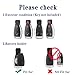 2PCS for Mercedes Key Fob Back Cover Replacement for Mercedes Benz B-Class C-Class E-Class W204 Key Battery Rear Cover Replacement Repair Kit