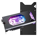 Copper GPU Water Block Use for Colorful iGame Geforce RTX5080 Ultra W OC 16GB Graphics Card - Full Coverage GPU Water Cooling Block with Metal Backplate/RGB Aura 5V RBW