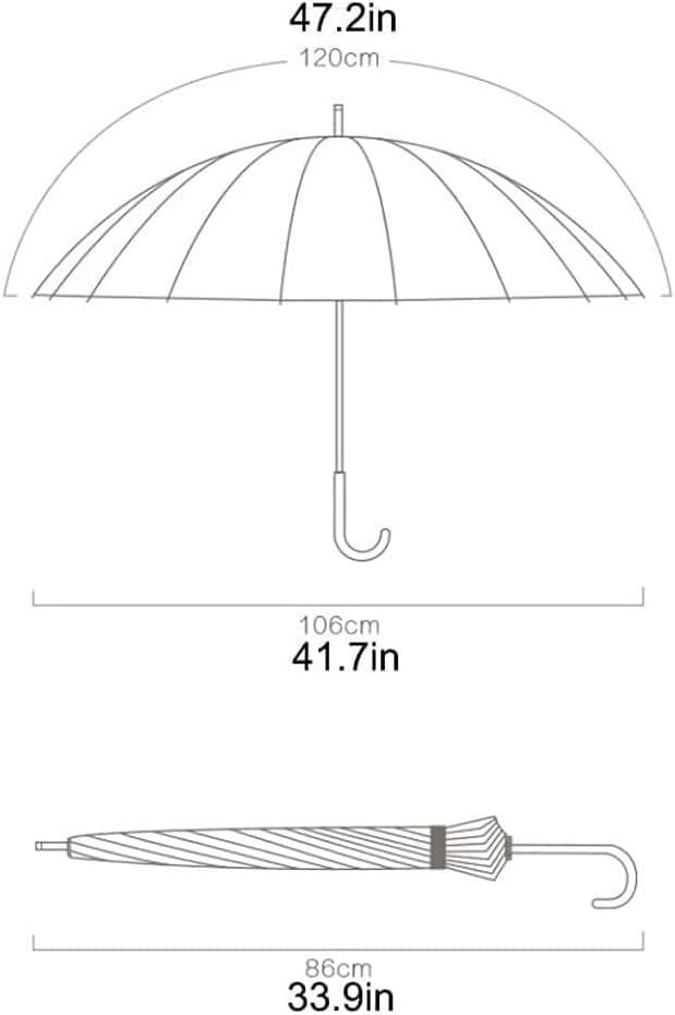 Windproof Travel Umbrella, Solid Color Golf Umbrella Windproof Luxury Stick Umbrella Leather Handle Travel Wedding Cane Umbrella Sun Umbrella(Purple)