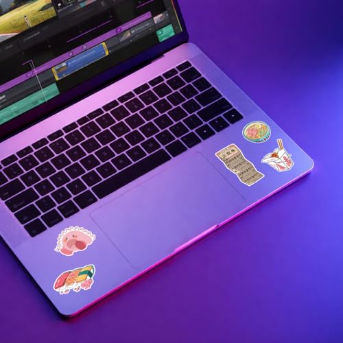 Image of Kawaii Japanese & Korean Aesthetic Stickers Pack - Cute Anime, Sushi, Ramen, Tokyo Vibes Vinyl Waterproof Stickers for Laptop, Phone, Journal, Scrapbook