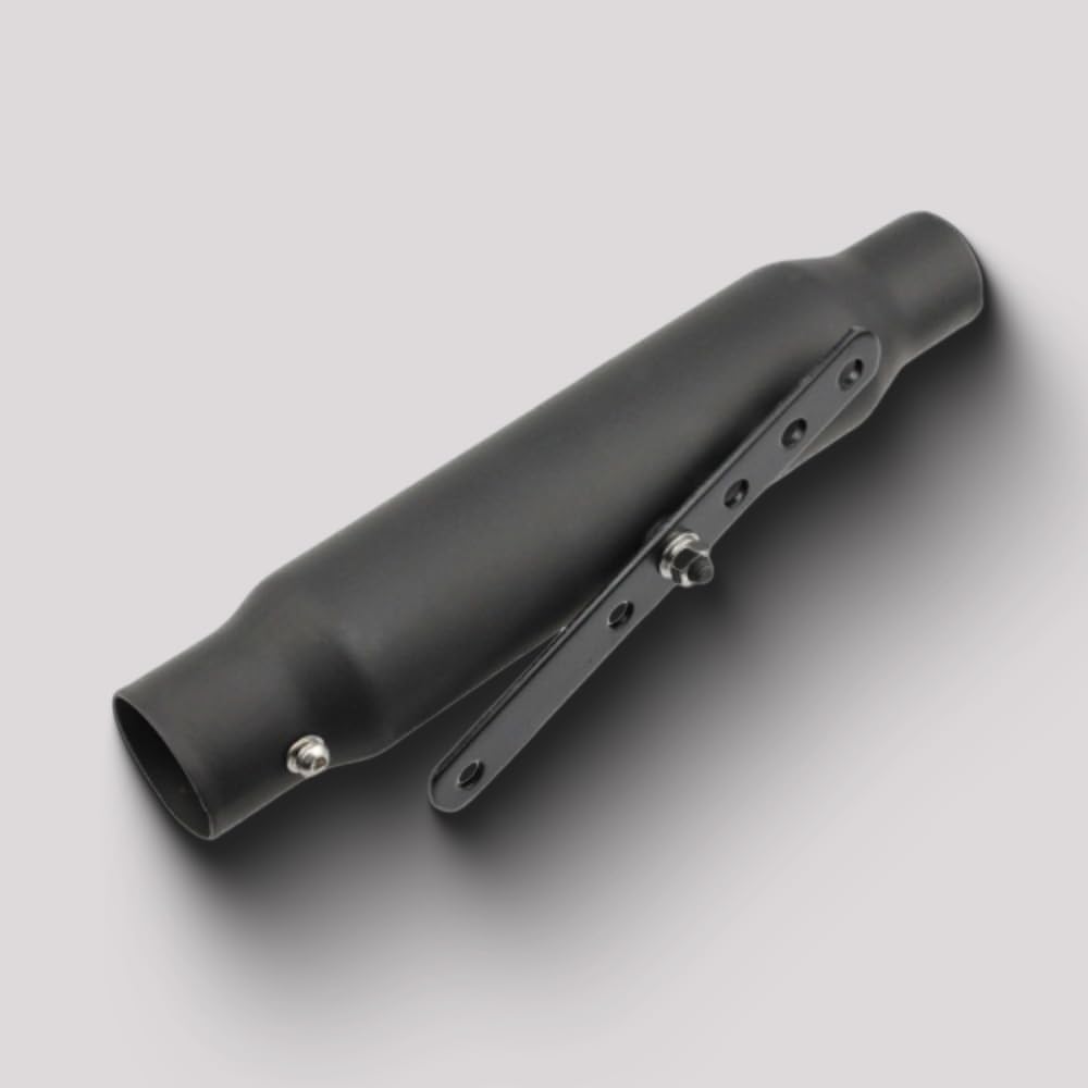 Silencieux d'échappement de moto Riloer 38mm/1.50in pour tuyau universel, tuyaux d'échappement de moto, adaptateur de tuyau d'échappement pour moto et acier inoxydable pour H-arley