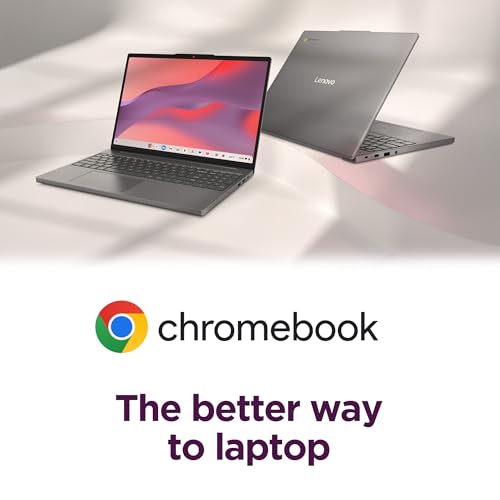 Image of Lenovo Chromebook i - Everyday Laptop - Google Gemini - Intel N150 CPU - 15.3 inch WUXGA IPS Display - 8GB RAM - 128GB Storage - Integrated Intel Graphics - Luna Grey