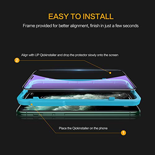 SmartDevil Anti Blue Light Screen Protector for iPhone 11 Pro, iPhone X